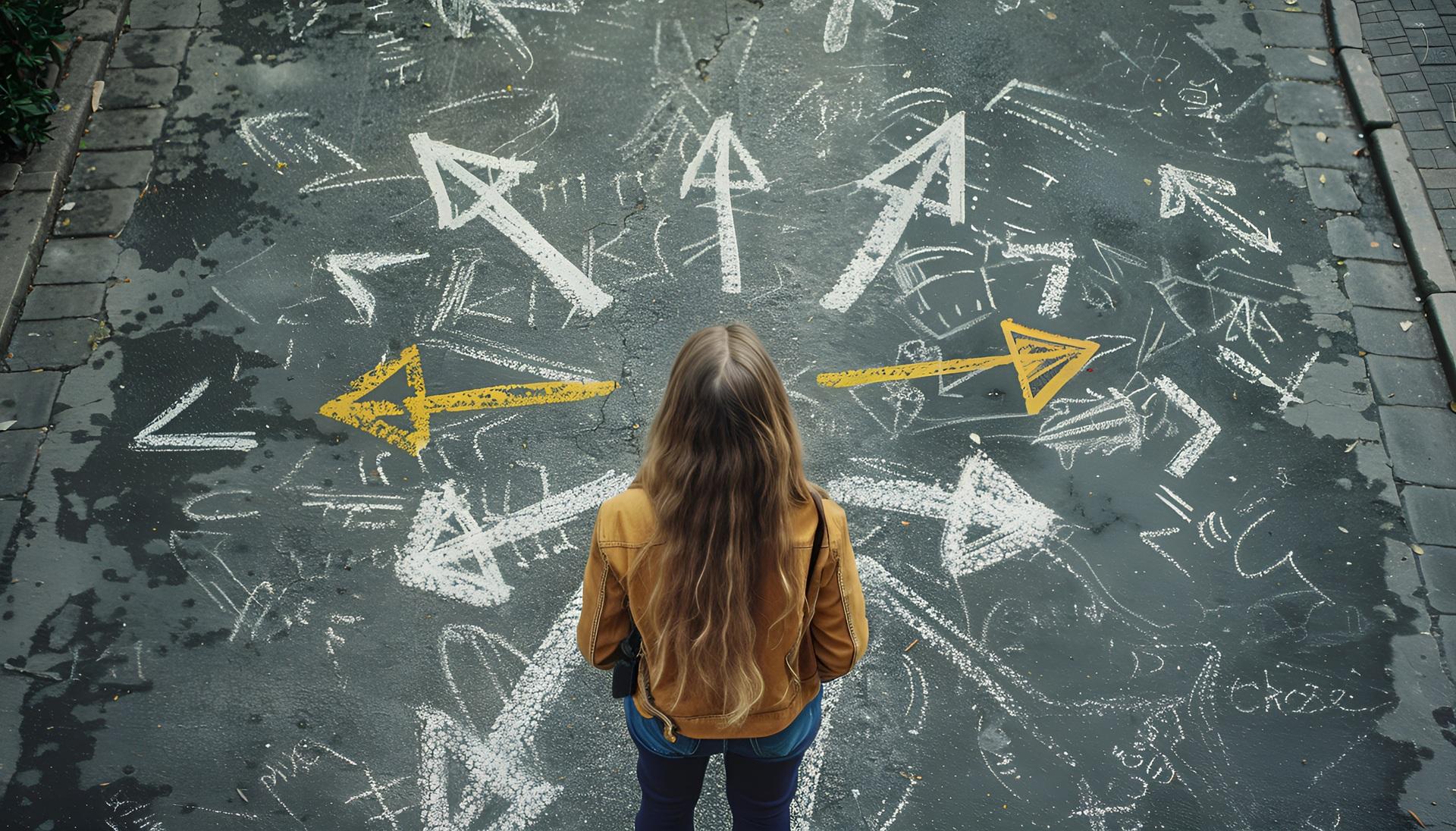 Frau vor vielen Richtungen | Ghostwriter